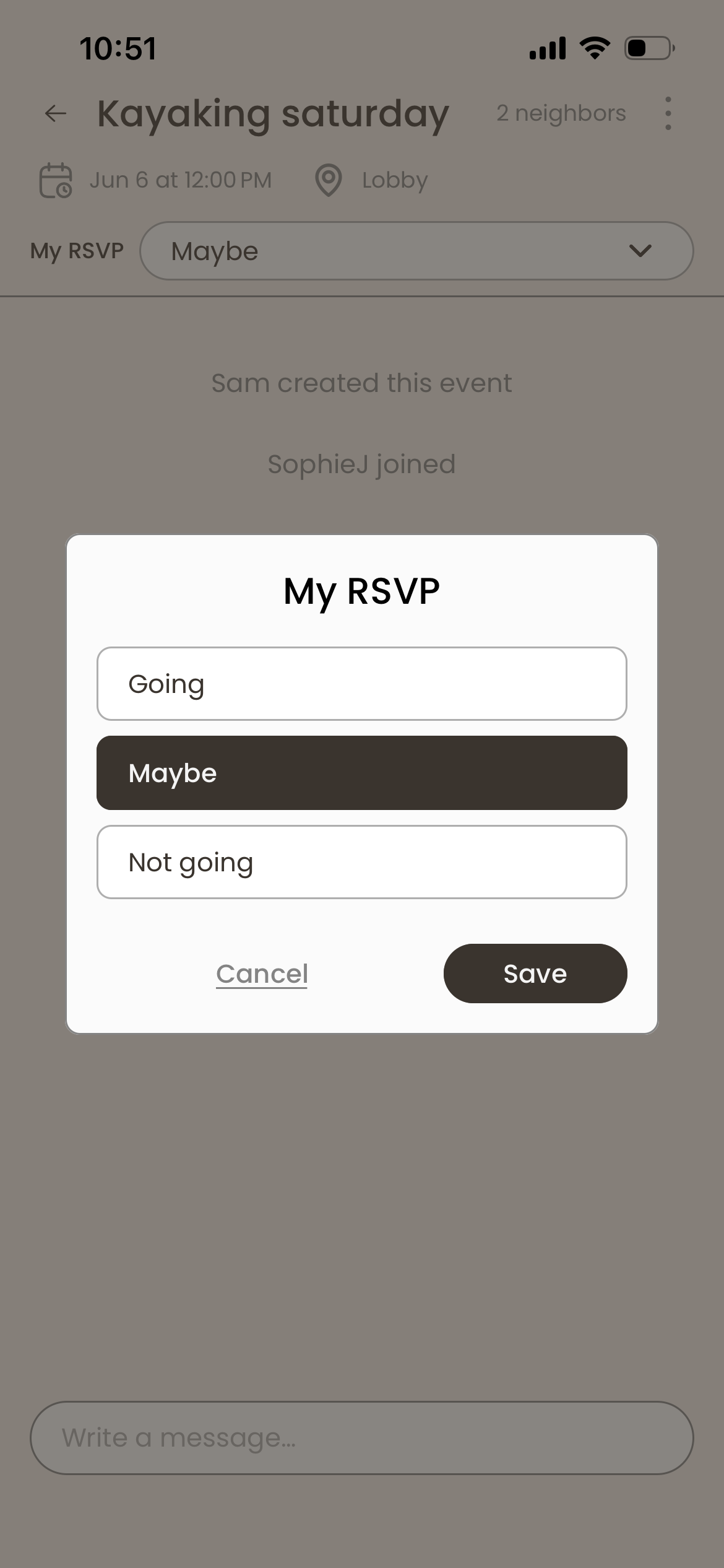 Neighbors RSVP